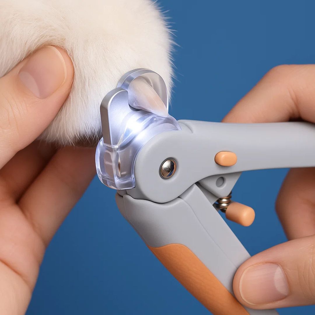 PawSure | Pet Nail Clipper - Quick Sensor - LED Light - Safety Guard - Stainless Steel Blades - Safe, Easy and Precise Nail Trimming