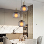Modern Atmospheric Glass Pendant Lamp for Dining Room and Kitchen