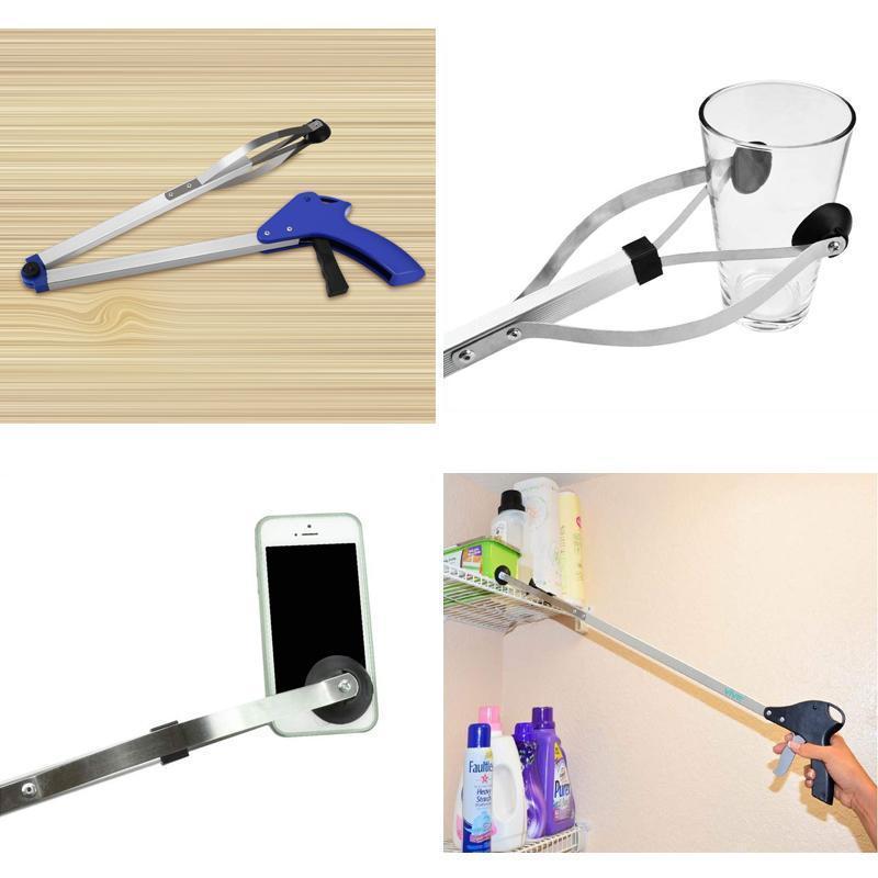 Folding Long Handle Aluminum Alloy Object Picker