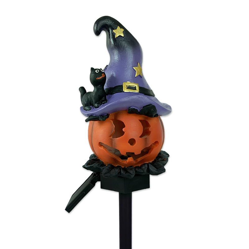Halloween Solar Lights – Decorative LED Garden Lights with Pumpkin and Witch Designs