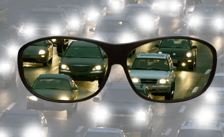 Headlight Drive Glasses with Anti-Glare Technology Drive Safely at Night