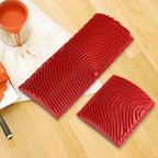 Wood grain rubber form tool