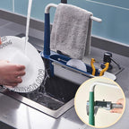 Updated telescopic sink rack