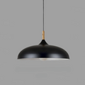 Oak Pendant Light with Minimalist Design for Dining or Living Room