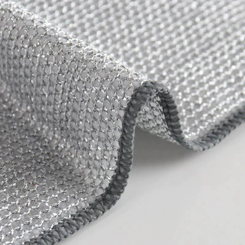 WireClean Double Sided Metal Steel Wire Cleaning Cloth