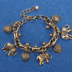 Handmade Vintage Elephant Anklet