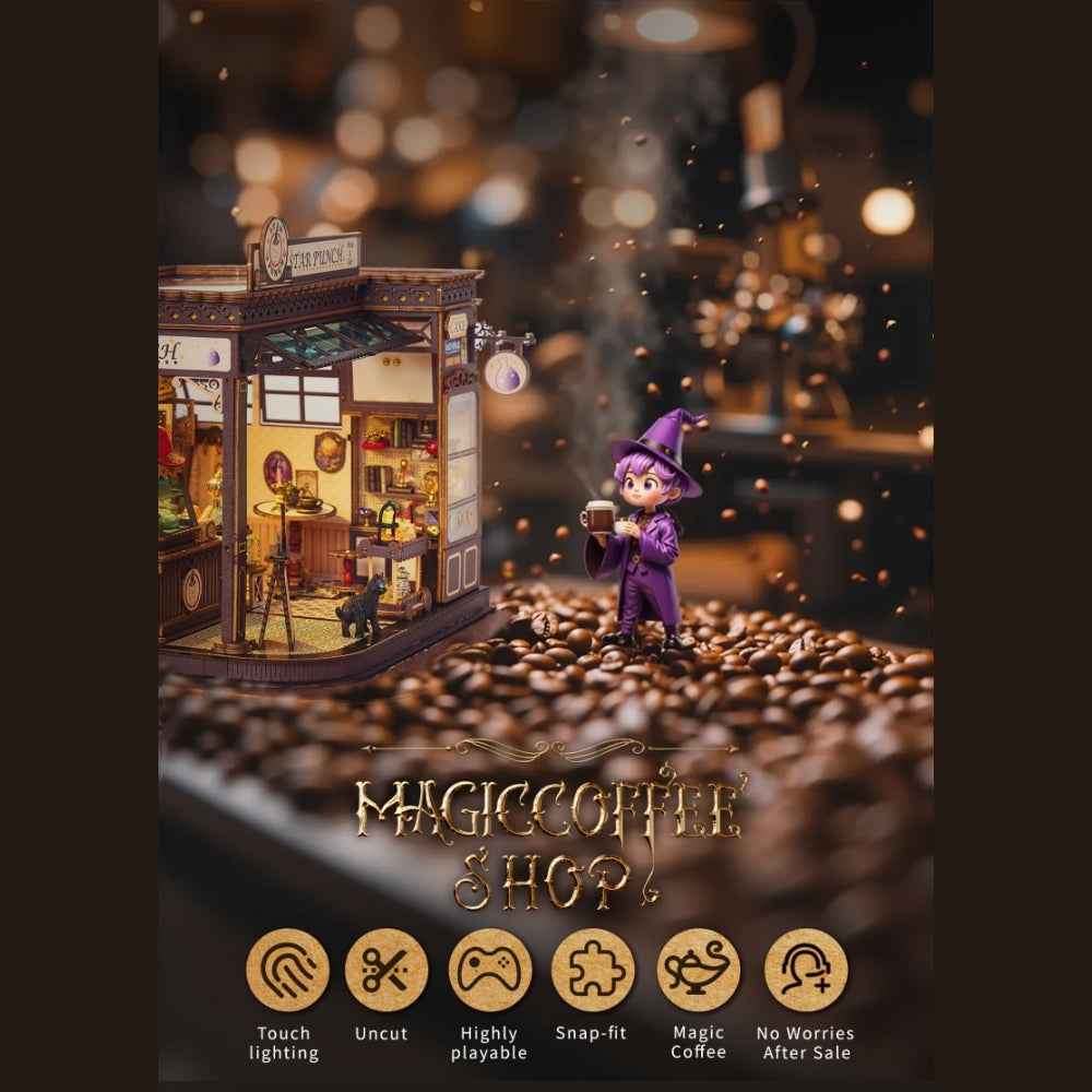 Magic Coffee Shop DIY Miniature Kit
