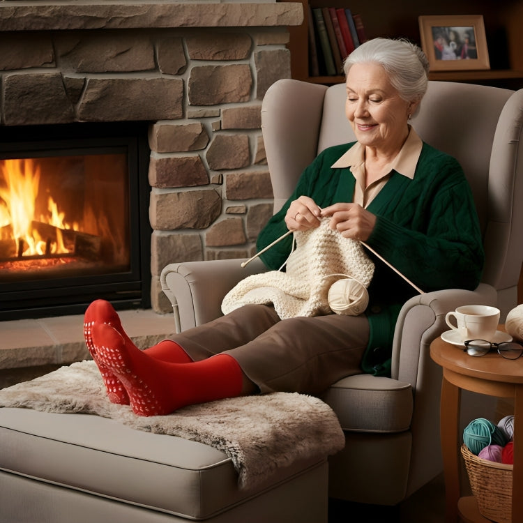 Heating Socks – Magnetic Therapy – Breathable Slimming Thermal Socks for Cold Feet Relief – Boosts Circulation & Comfort