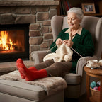 Heating Socks – Magnetic Therapy – Breathable Slimming Thermal Socks for Cold Feet Relief – Boosts Circulation & Comfort