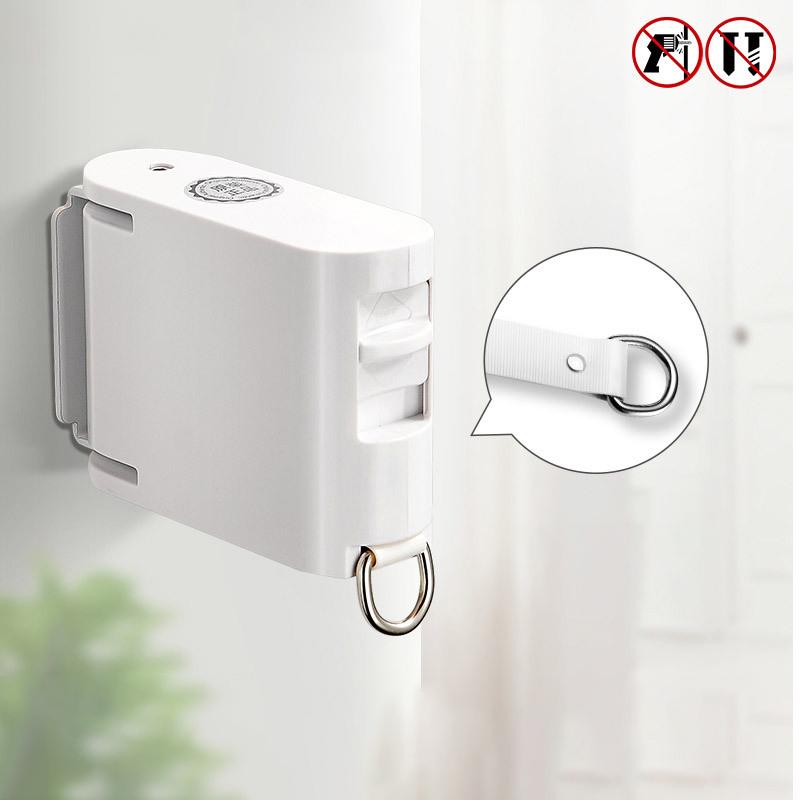 Glue-Free Indoor Invisible Clothesline