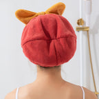 Super absorbent hair towel wrap