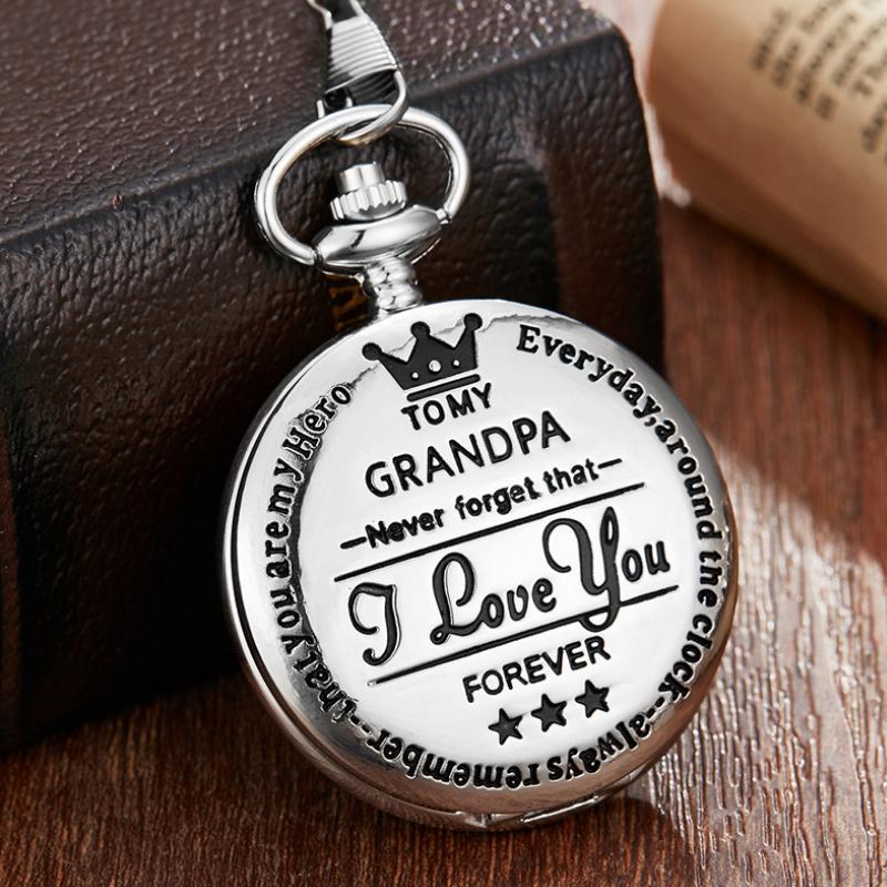 To my son quartz pocket watch