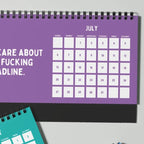 Funny 2025 sarcastic calendar