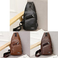 Shoulder bag Crossbody bag for men with USB charging port