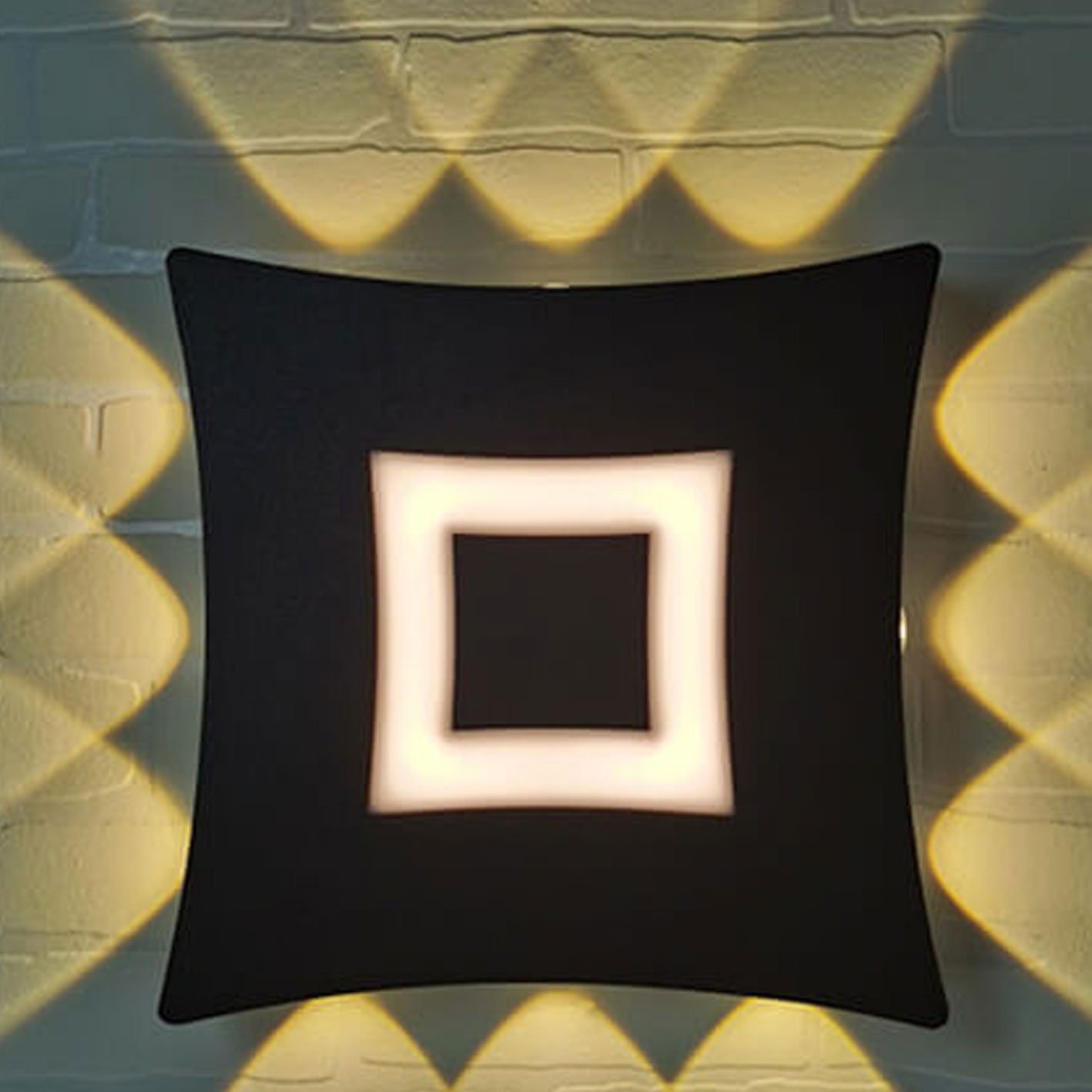 Designer LED Wall Lamp Perfect Lighting for Patios and Fences