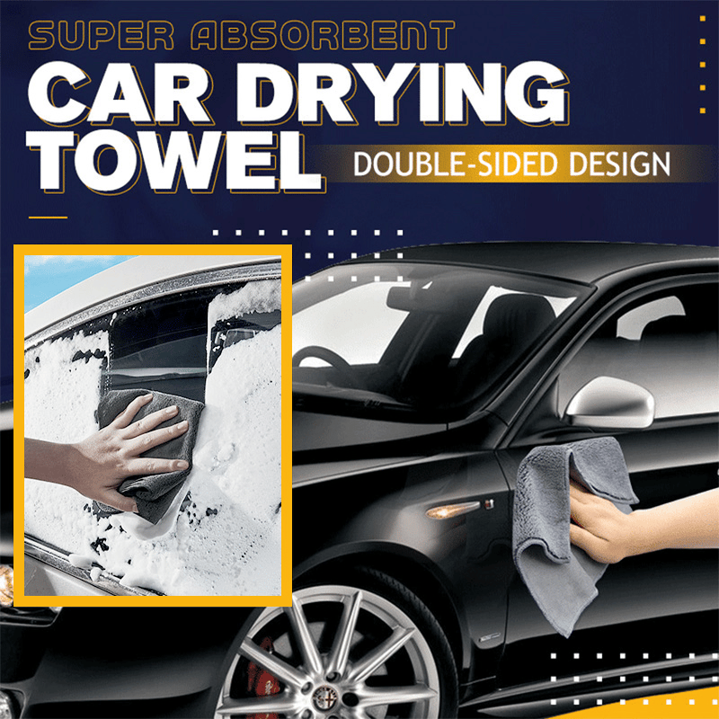 Superabsorbent car drying cloth