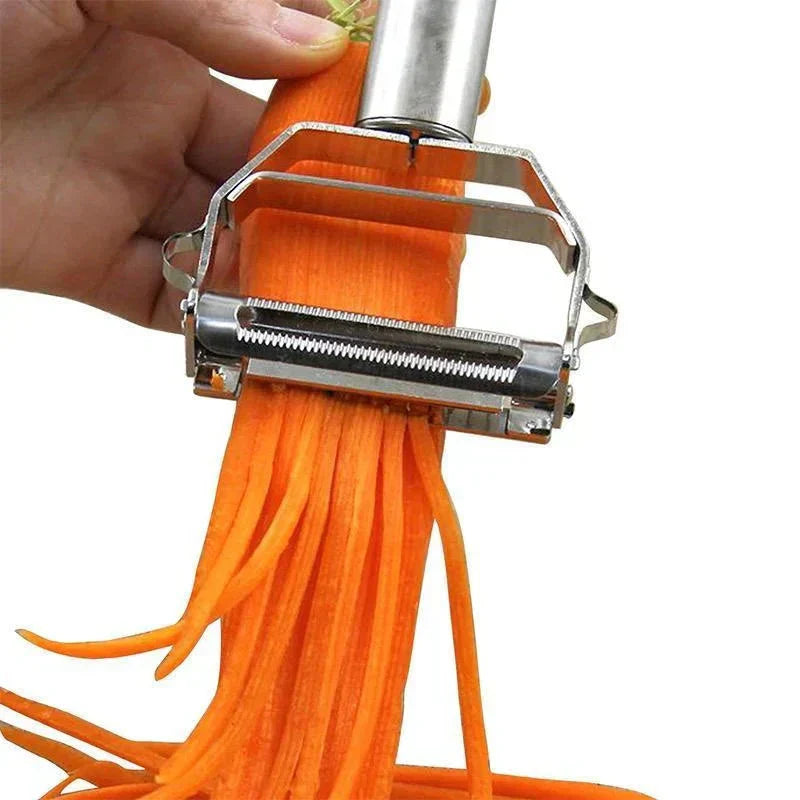 Ultra-sharp stainless steel multifunctional vegetable slicer & julienne cutter potato carrot grater