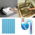 IcoolGadgets 12pcs/Pack Sani Sewer Rod Drain Cleaner Sticks Kitchen Toilet Bathtub Sewage Decontamination To Deodorant Sewer Stop Clogs tools