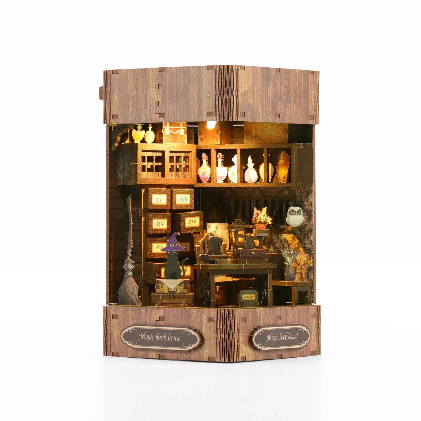 Magic Book House DIY Book Nook Kit & DIY Doll House Kit