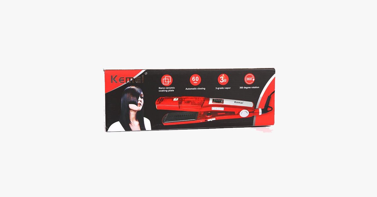 Argan Oil Salon Steam Hair Straightener