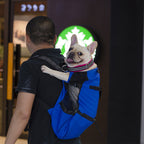 Dog Carrier Backpack with Safety Strap and Storage Pockets for 1–25 kg Dogs