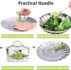 SteamEase – Collapsible Stainless Steel Steamer Insert
