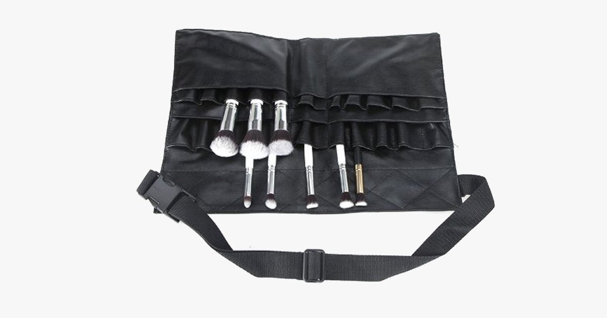 Handy Cosmetic Makeup Brush Apron – Get a professional touch in your salon