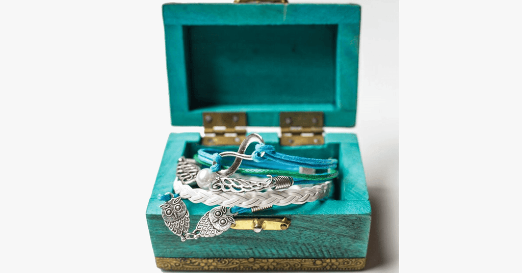 Designer Infinity and Owl Bracelet - Ignite your inner fashionista