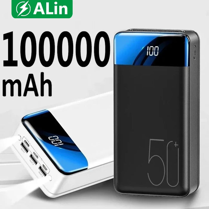 MegaPower 50000 mAh Powerbank – Unlimited Charging, Always Connected