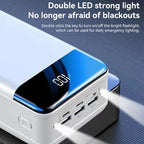 50000mAh large capacity power bank mobile phone super fast charging mobile power tray mobile computer external power supply
