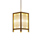 Traditional Japanese Lantern Made of Wood