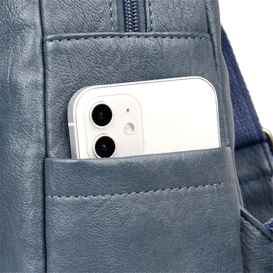Leather Backpack for Women