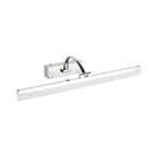 Acrylic Slim Vanity Light Contemporary Style LED Chrome Finish Wall Lamp for Bathroom, 16"/19.5" Diameter
