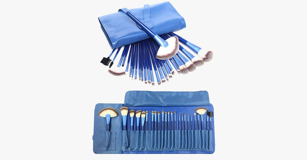 Ocean Blue 24-piece Brush Set