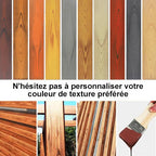 Wood grain rubber form tool