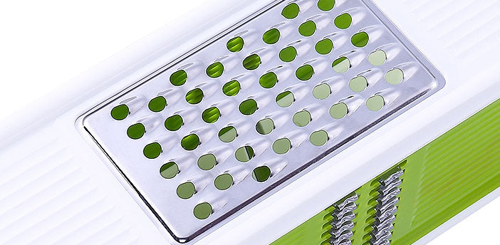 Multifunctional Vegetable Cutter, Chopper, Grater & Slicer, with 4 Types of Blades & A Storage Box, for Easy Food Preparation