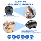 Compact Full HD Wireless Security Camera with 160-Degree Angle, Night Vision and 72-Hour Battery Life for Home Security