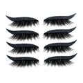 Reusable Eyeliner and Eyelash Stickers (4 Pairs)