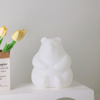 Contemporary Creative Bear PE LED Table Lamp for the Living Room