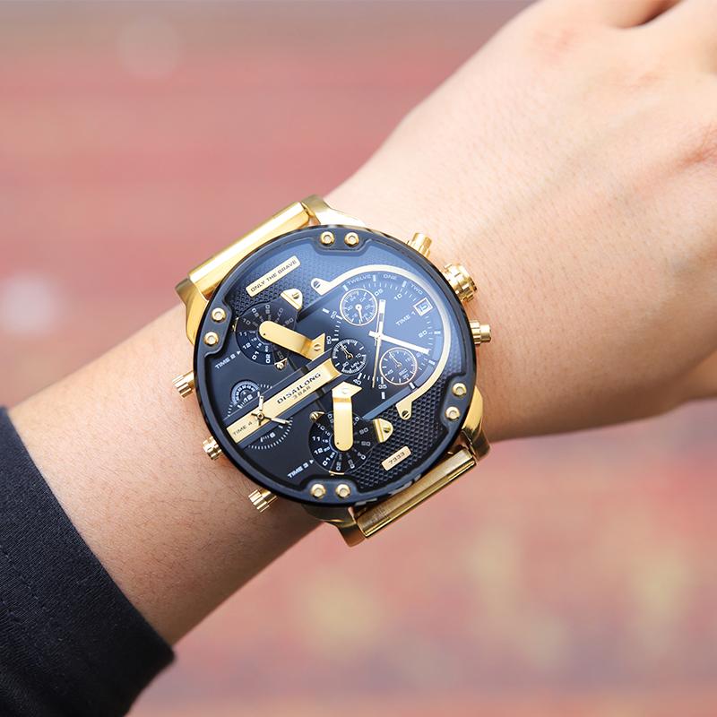 Stainless Steel Chronograph Quartz Watch