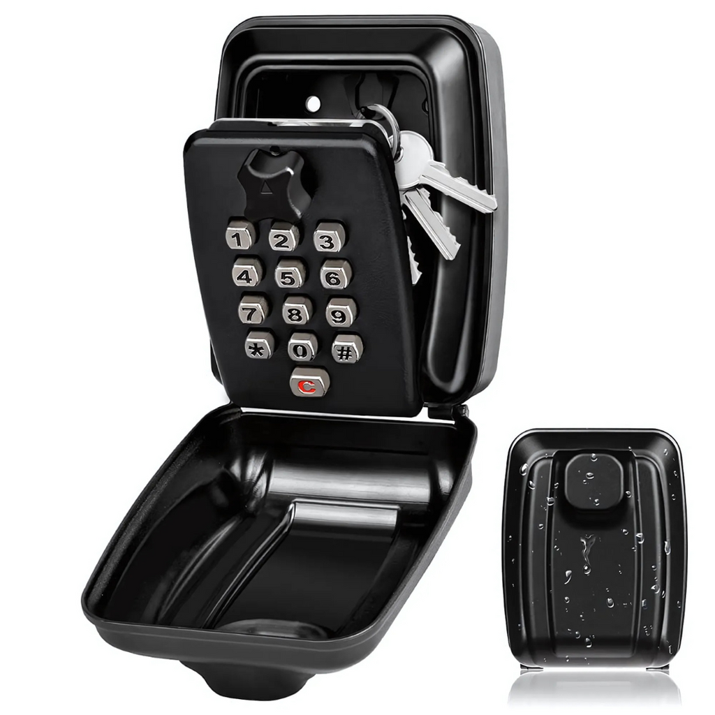 KeyGuard Outdoor Safe – Weatherproof Wall-Mounted Key Box