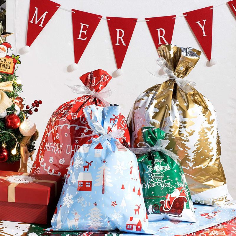 Gift wrapping bag Christmas