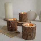 Wooden chandeliers - Rustic ambiance - Enchanting glow