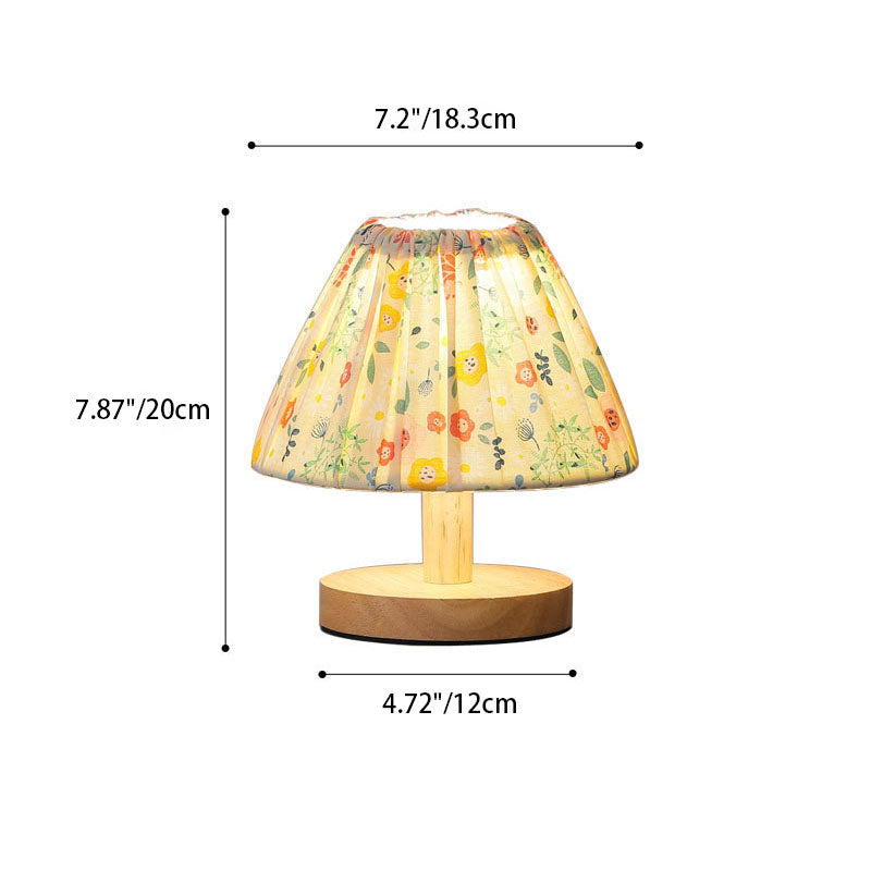 Modern Minimalist Creative Iron Flower Shape 1-Lamp Table Lamp