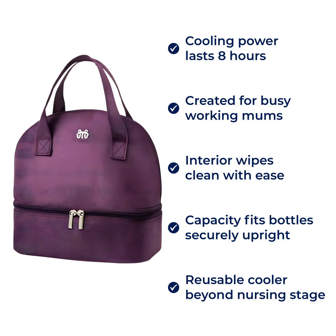 8h Cooling – Leakproof & Portable – Keeps Milk Fresh Safe & Hygienic for Working Mums