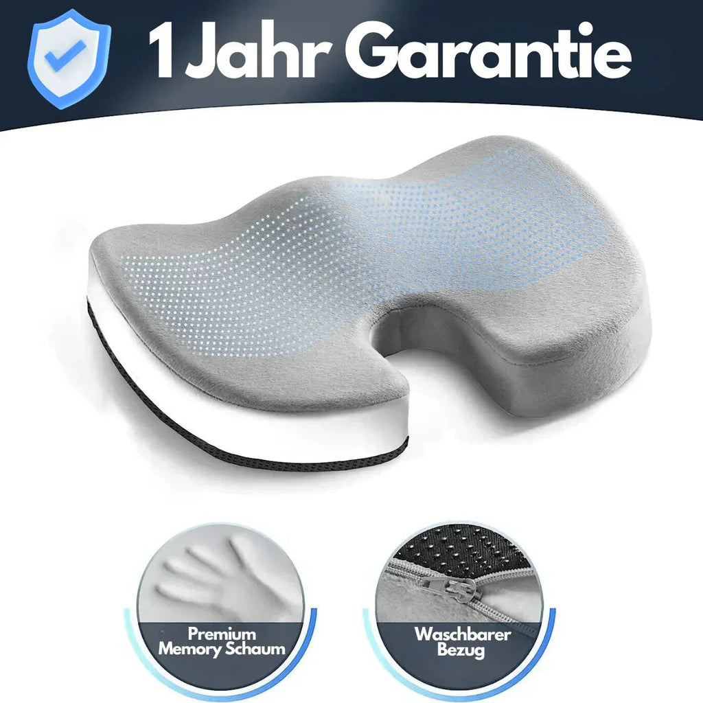 Ergonomic 4D Comfort Seat Cushion with Orthopedic Support