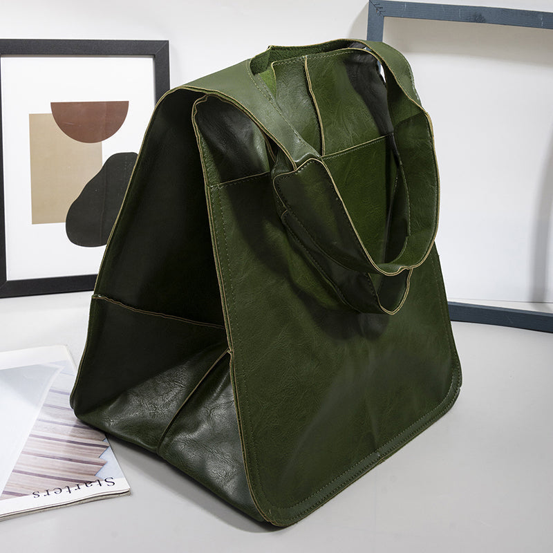 Oversized Leather Tote