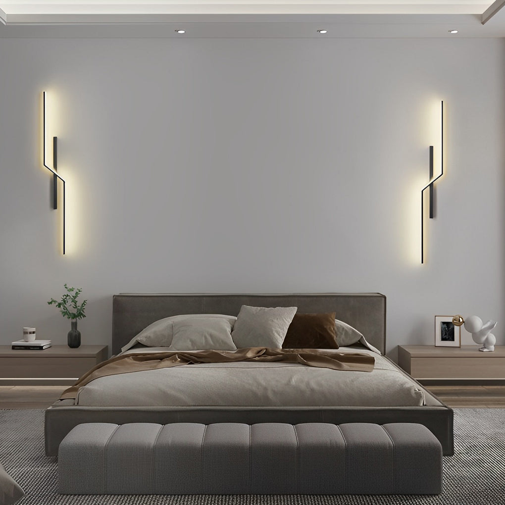 Lines Creative LED Modern Minimalist Wall Lamp Decorative Wall Lights Lighting