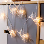 Battery-Powered Elk LED String Lights with Built-In LEDs and Multiple Lengths