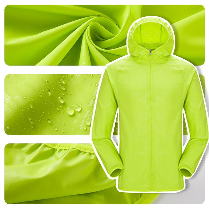 Unisex Windbreaker waterproof Anti-UV Super light